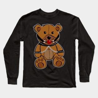 BDSM Teddy Bear, fetish submissive slave Long Sleeve T-Shirt